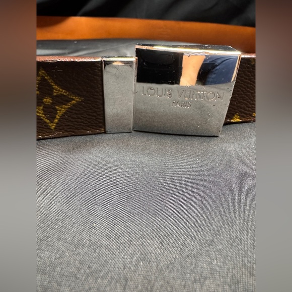 Louis Vuitton LV Monogram Brown and Silver Belt Unisex main image 11